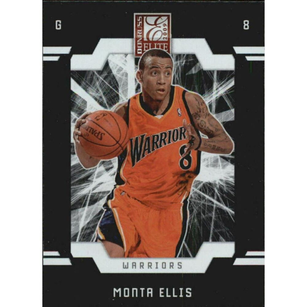2009 Donruss Elite Basketball Card - #33 Monta Ellis